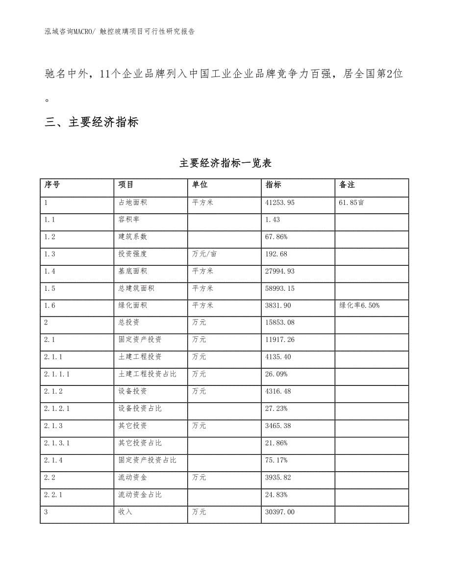 触控玻璃项目可行性研究报告_第5页