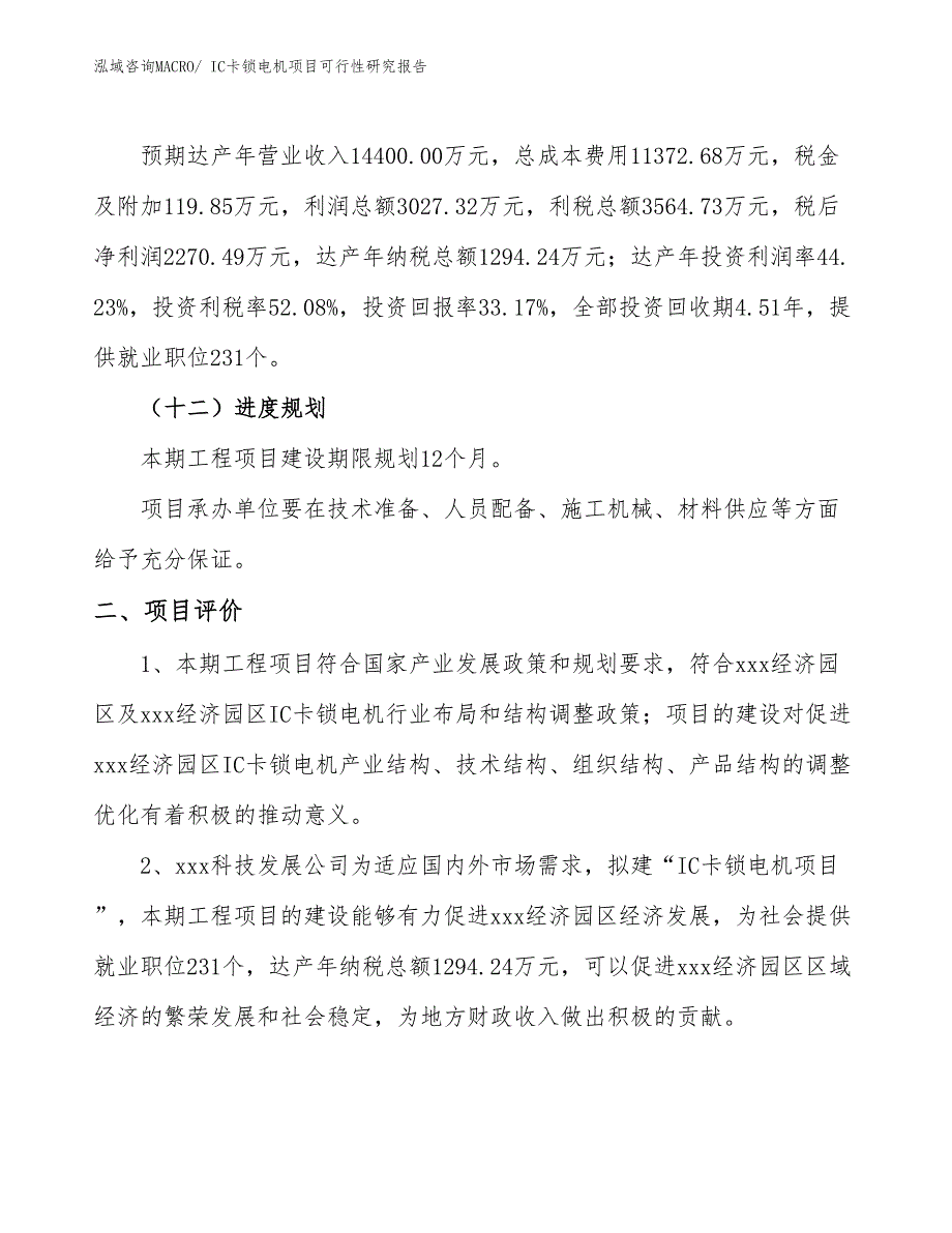 IC卡锁电机项目可行性研究报告_第3页