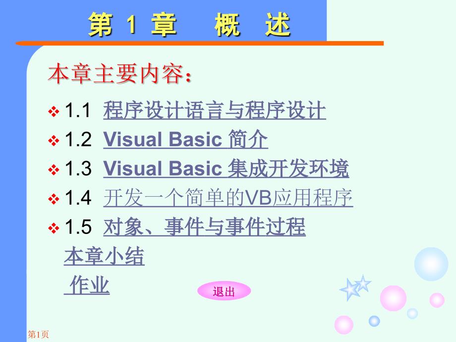 计算机vb学习第1章_第2页