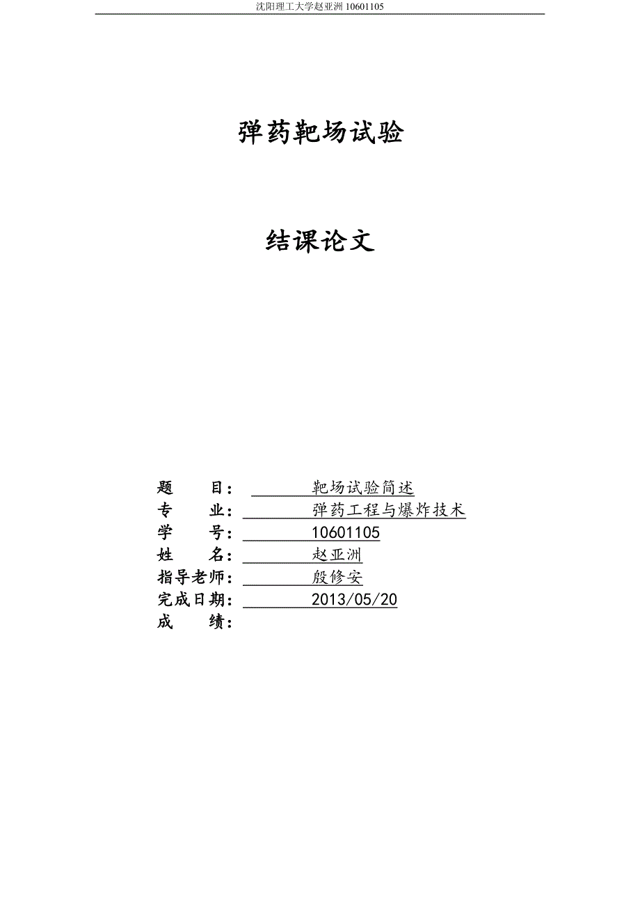 《弹药靶场试验》word版_第1页