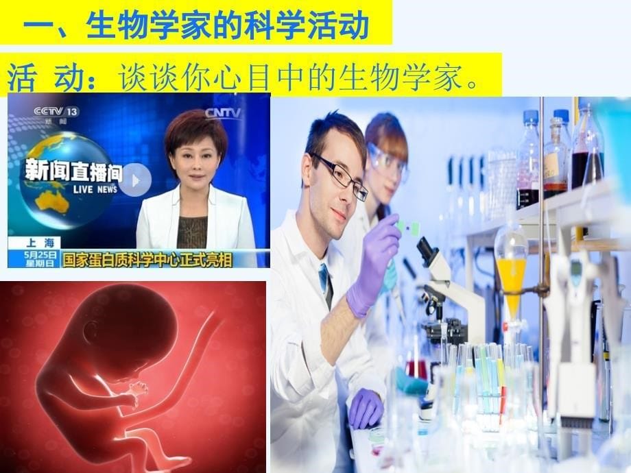 北师大版生物七年级上册1.2.1《生物学是探索生命的科学》课件2_第5页