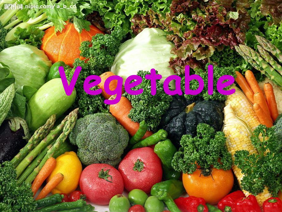 vegetable关于蔬菜的英语教学_第1页