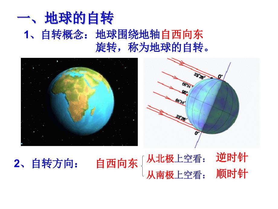 地理人教版必修1第一章第三节地球的运动(课件)_第3页