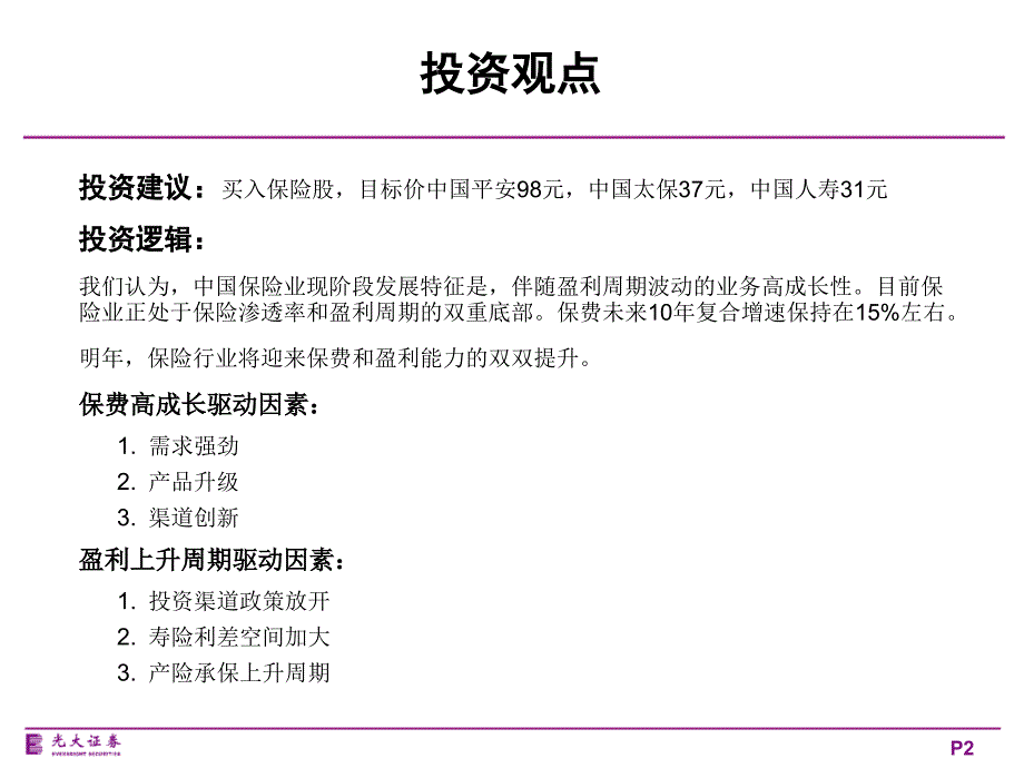 光大证券保险行业年度策略：保险行业20_第2页