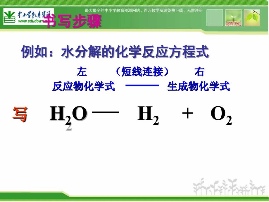 新人教版化学九上课题2《如何正确书写化学方程式》ppt课件4_第4页