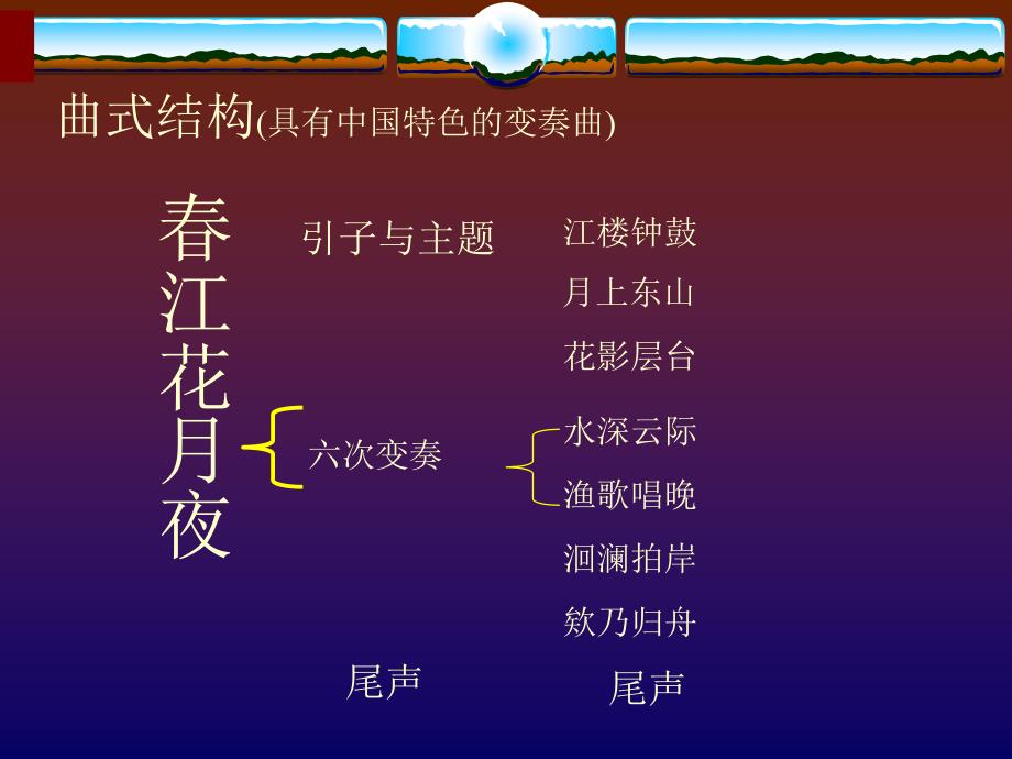 湘艺版音乐八下第二单元《春江花月夜》课件02_第4页