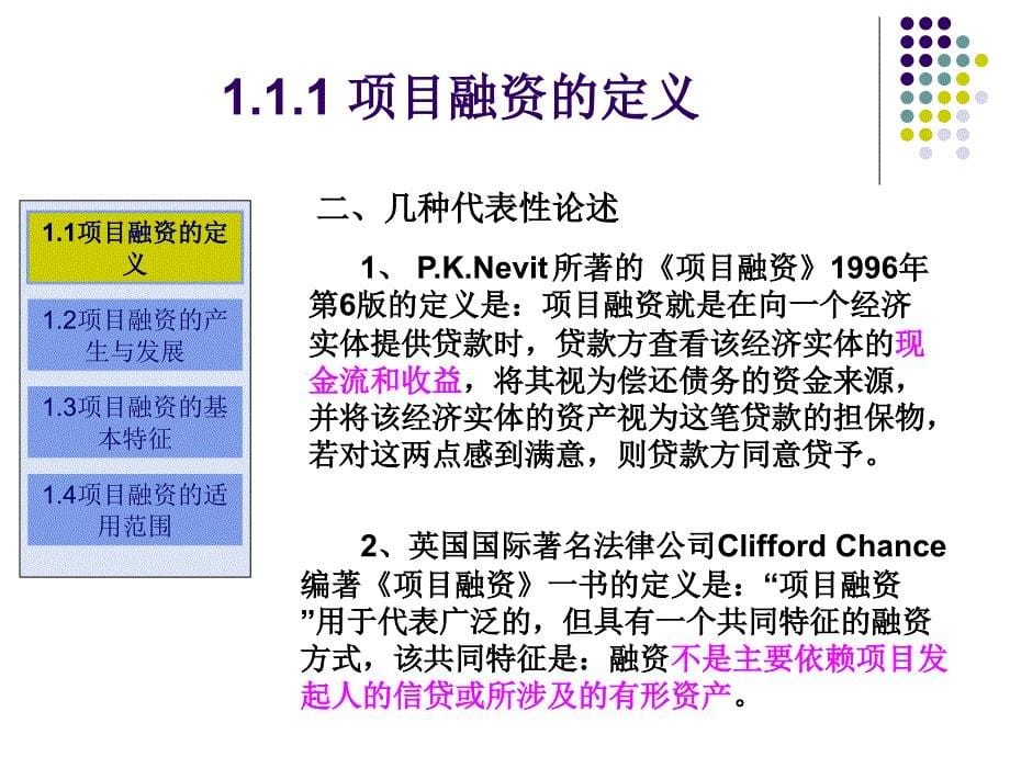 《项目融资导论》ppt课件_第5页