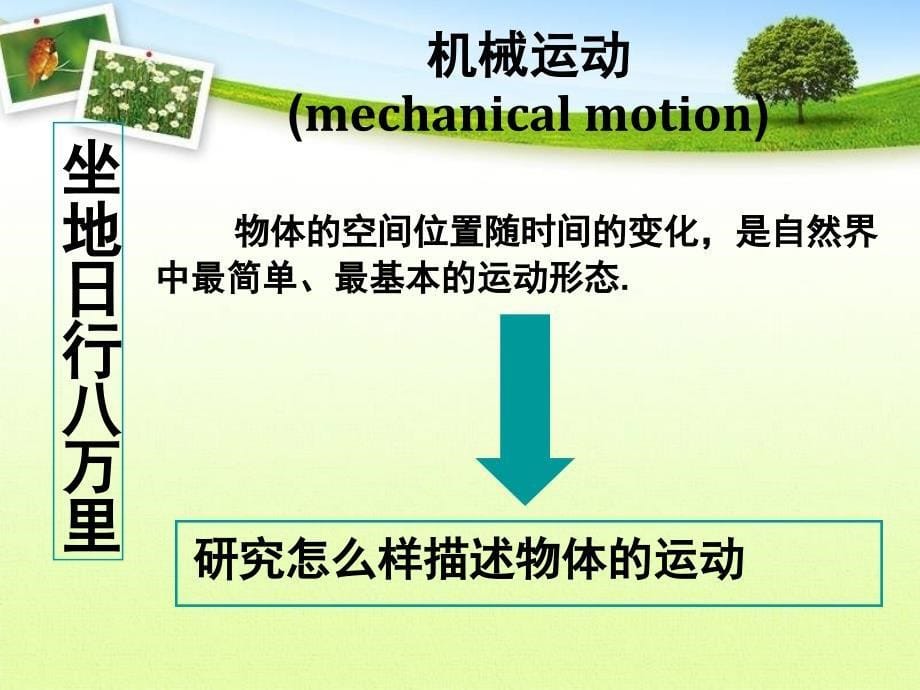 质点参考系和坐标系(人教版必修1)课件1_第5页