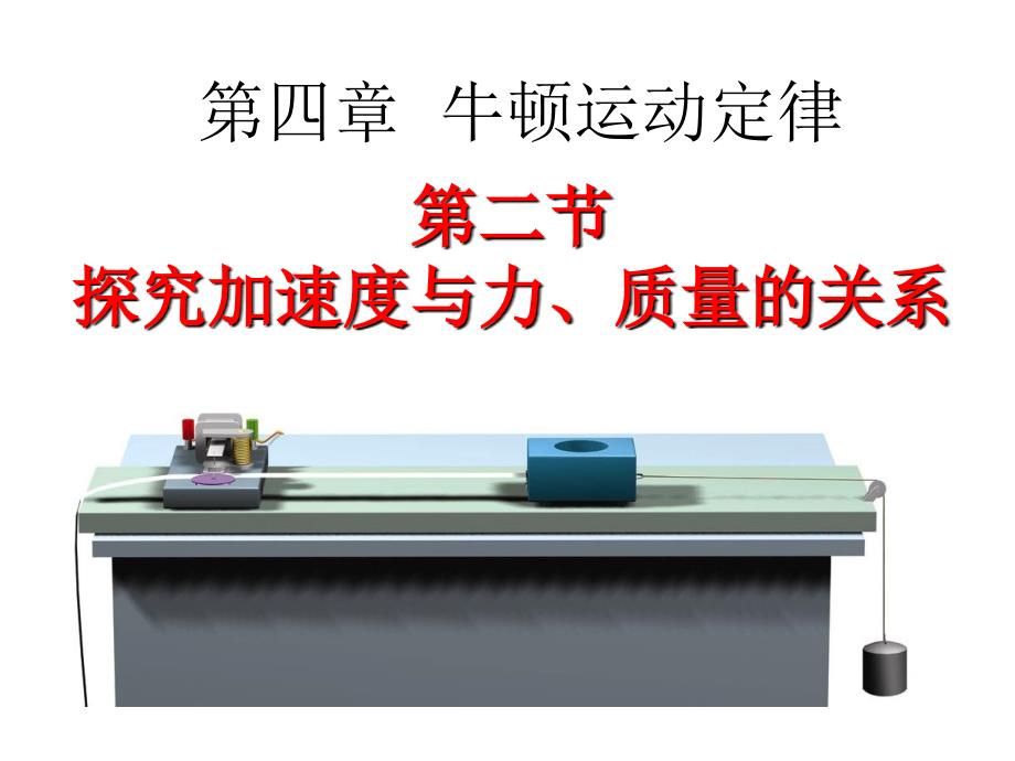 dwj探究加速度与力质量关系_第1页