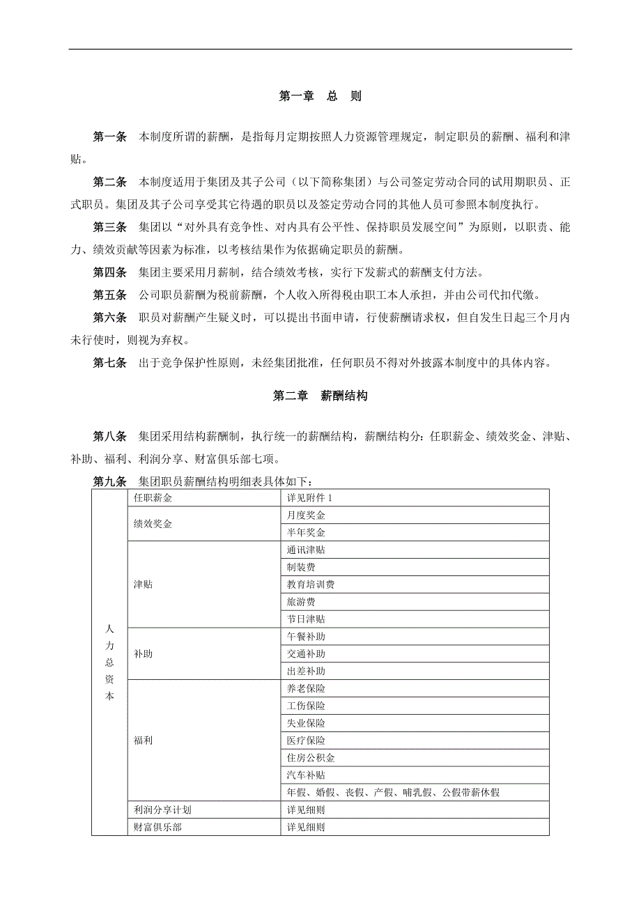 万科集团薪酬福利制度68966_第2页