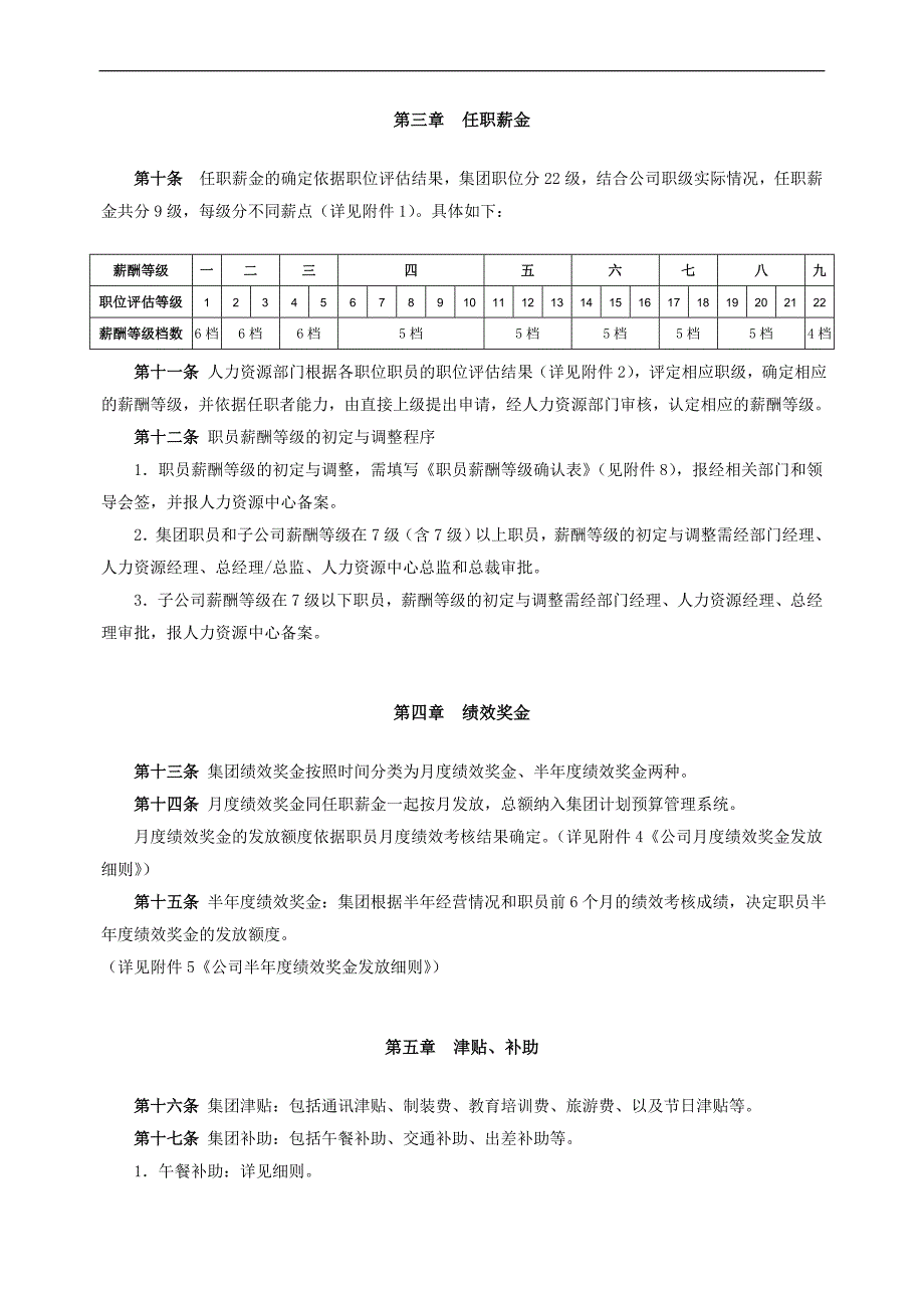 万科集团薪酬福利制度68966_第3页