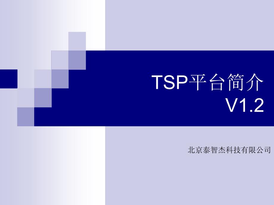 tsp平台(概要产品简介)v1.2_第1页