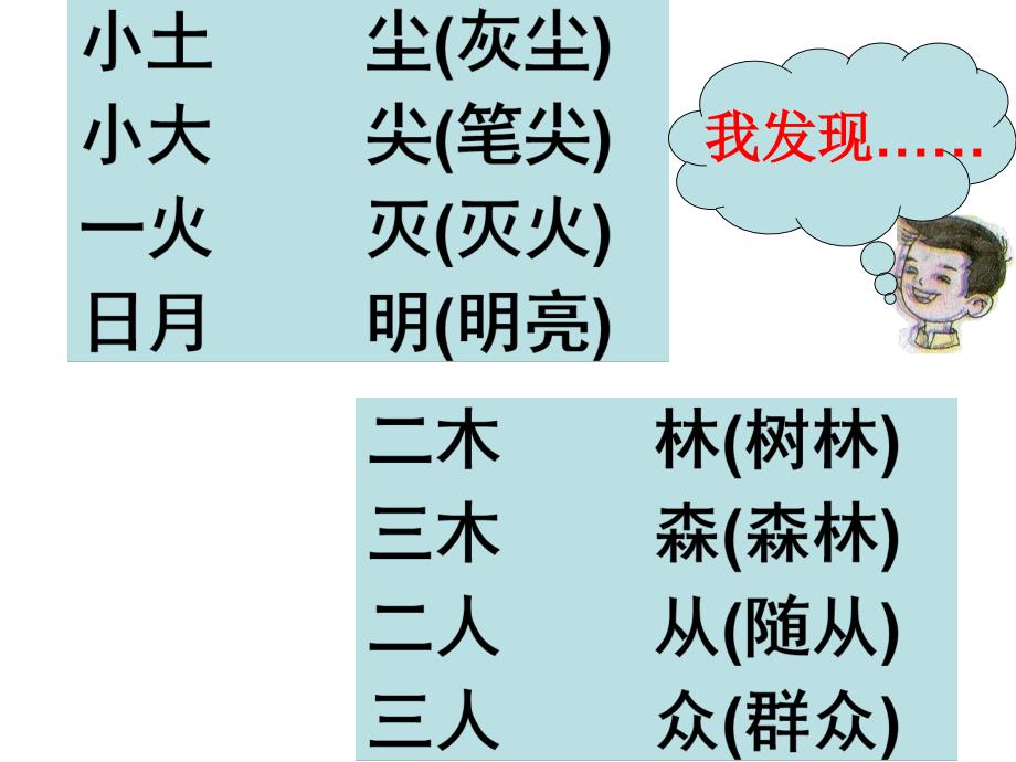 语文教科版一年级上册识字五_第2页