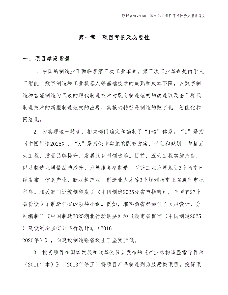 鞋材化工项目可行性研究报告范文(投资18600万元)_第3页