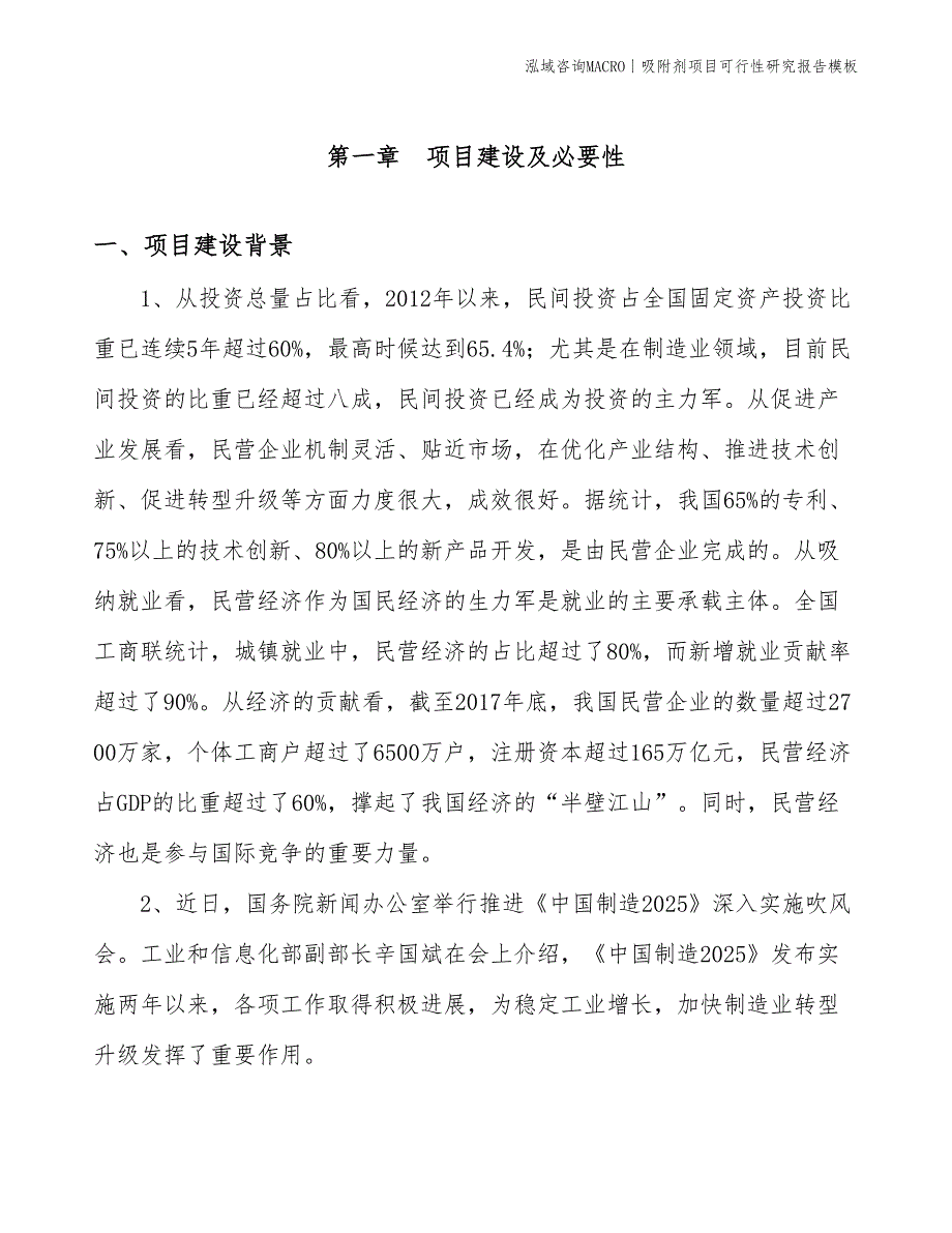 吸附剂项目可行性研究报告模板(投资13900万元)_第2页