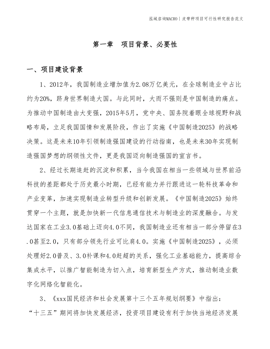 皮带秤项目可行性研究报告范文(投资17700万元)_第3页