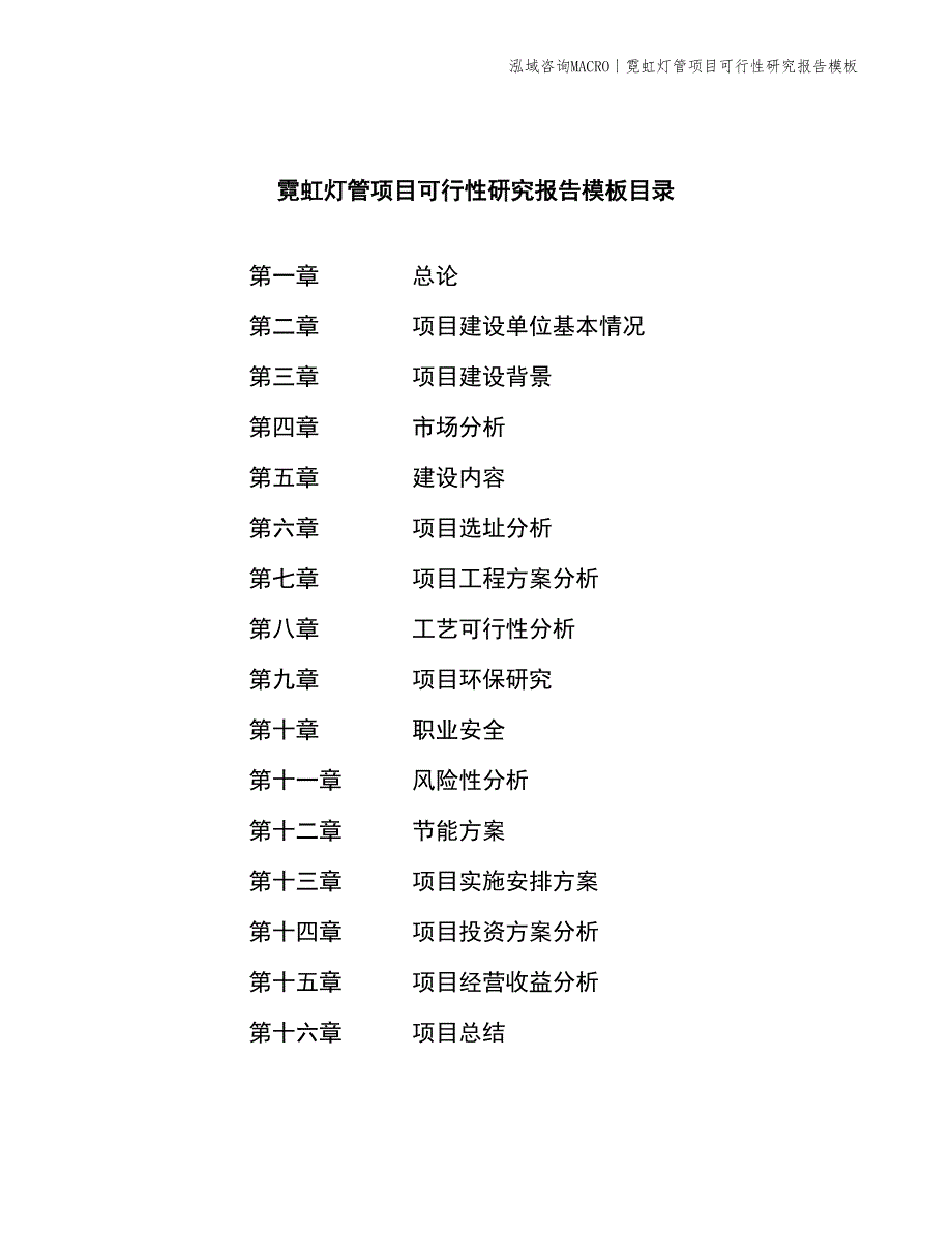 霓虹灯管项目可行性研究报告模板_第2页