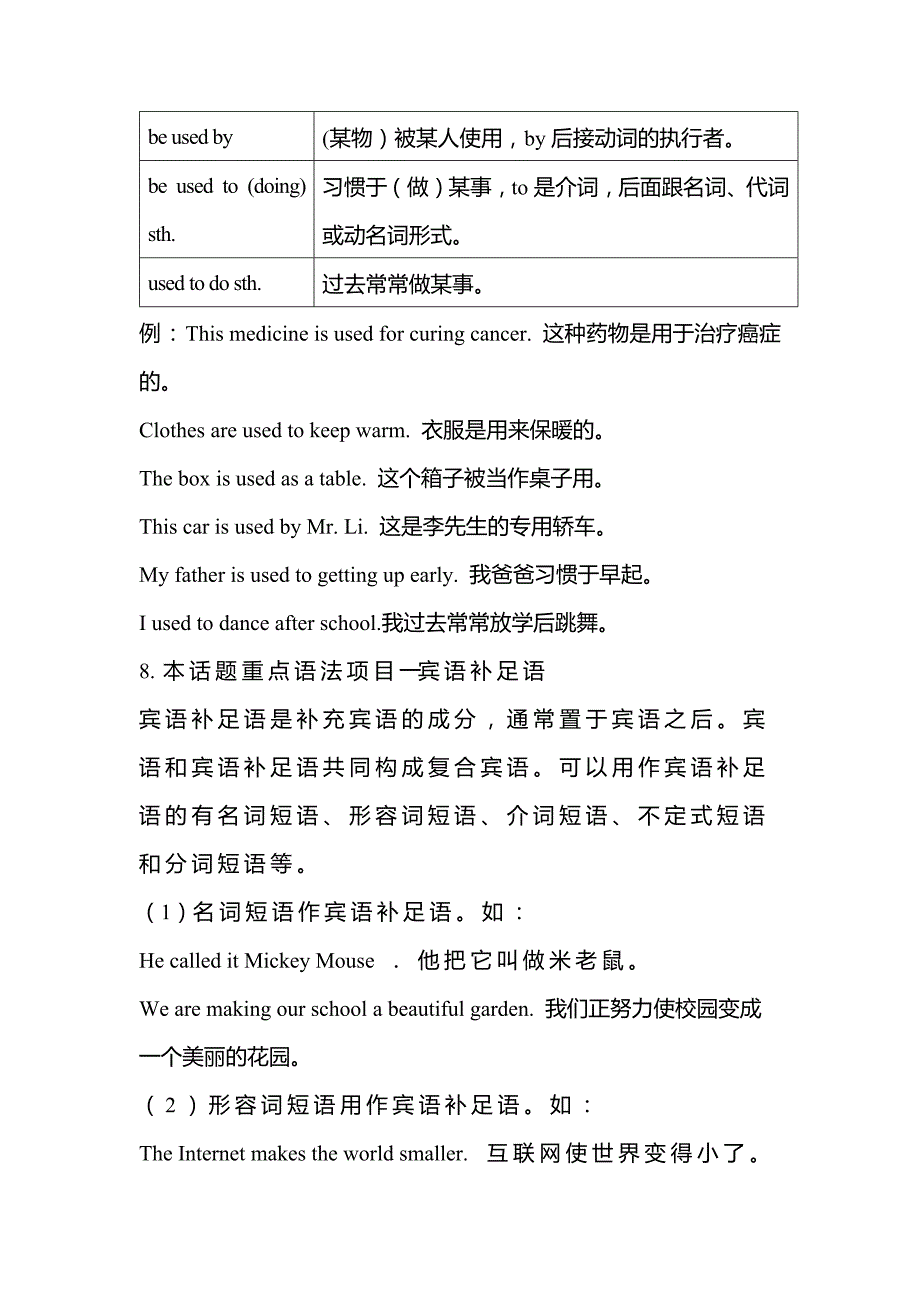 仁爱八年级上unit4 topic3知识点_第4页