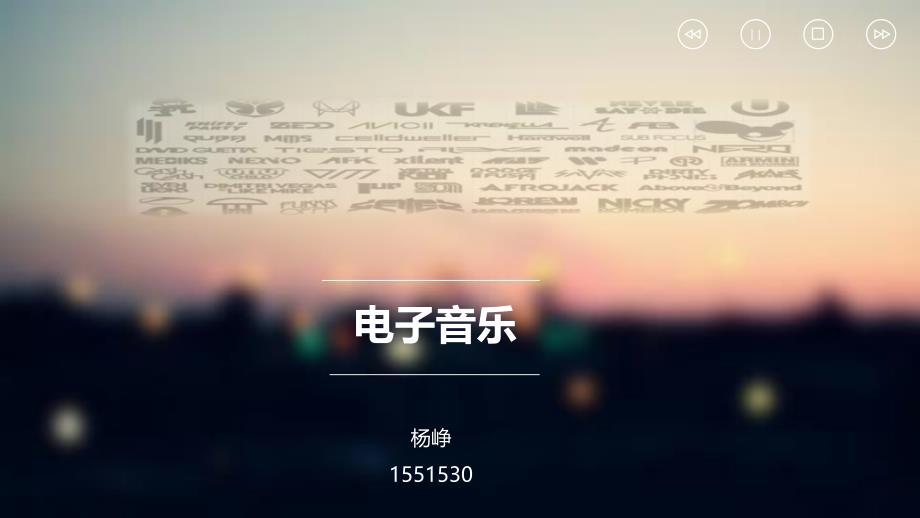 电子音乐介绍与赏析_第1页
