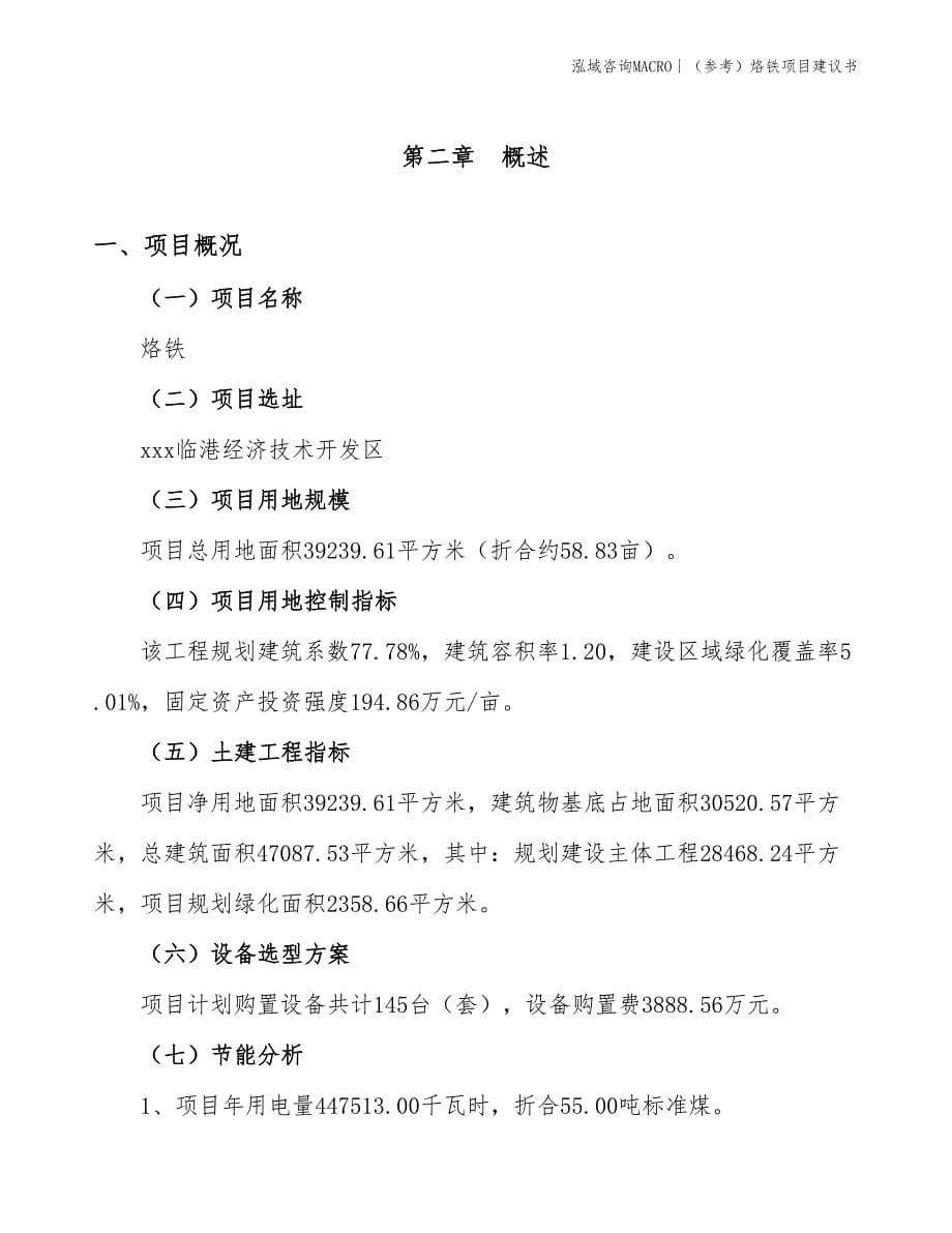 （参考）烙铁项目建议书(投资15400万元)_第5页