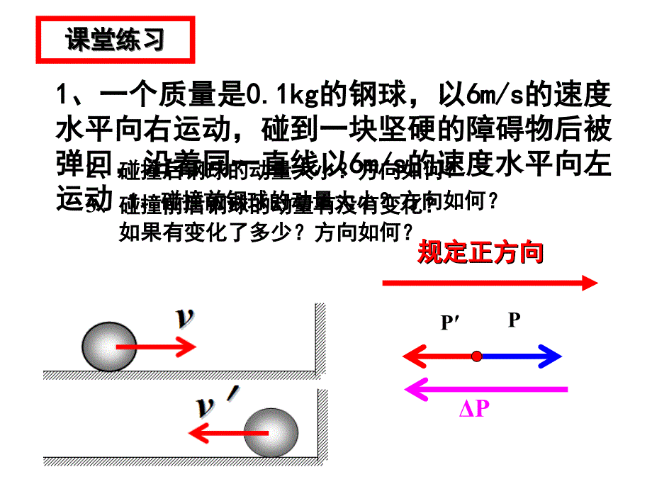 2017-2018学年度人教版选修3-5 16.2动量和动量定理 课件（1）（36张）_第4页