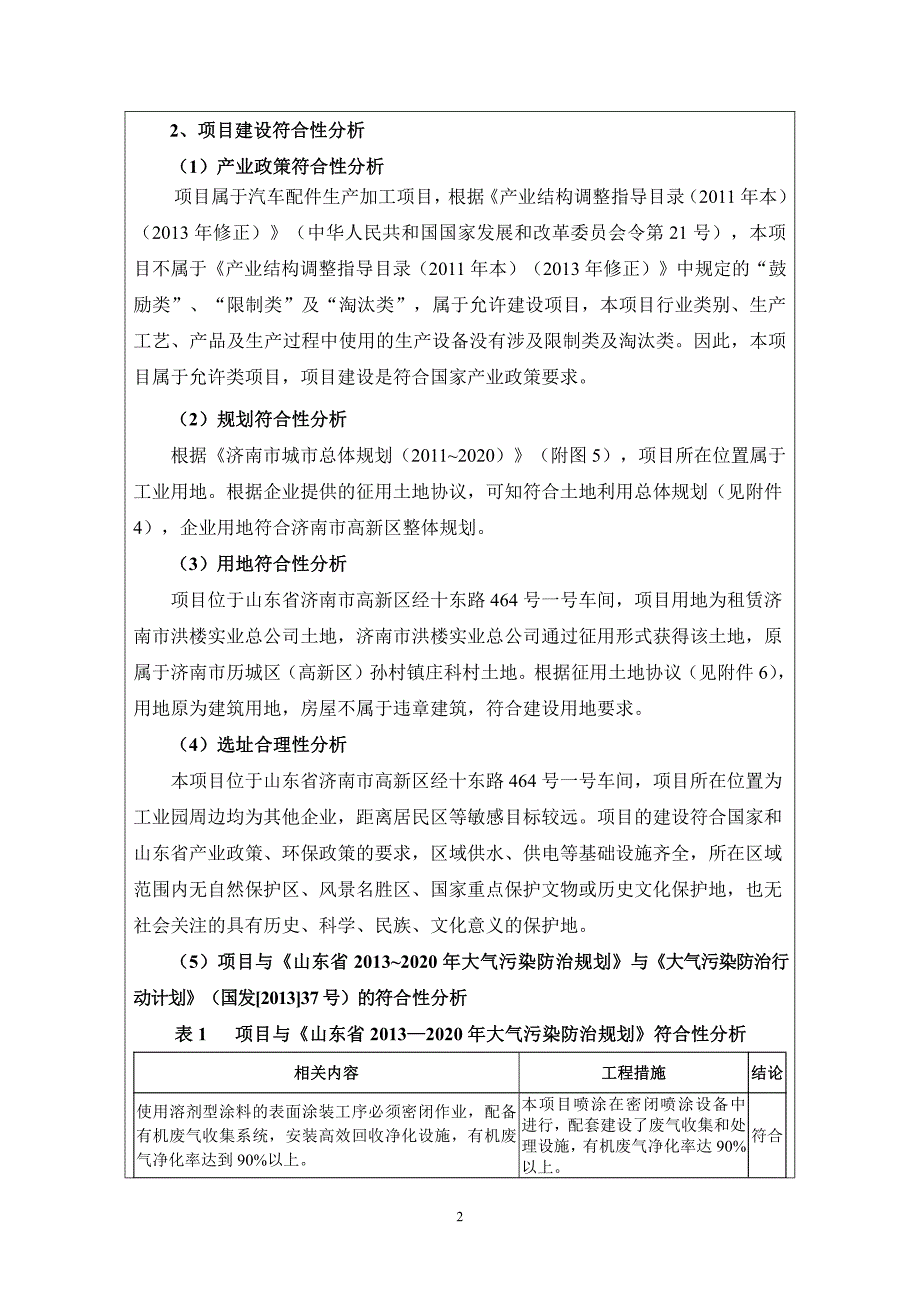 济南盛启汽车配件有限公司汽车配件生产加工项目环评报告_第4页