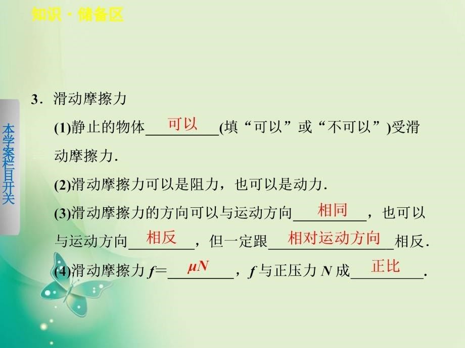 2017-2018学年教科版必修1  第二章4. 习题课：物体的受力分析 课件（31张）_第5页