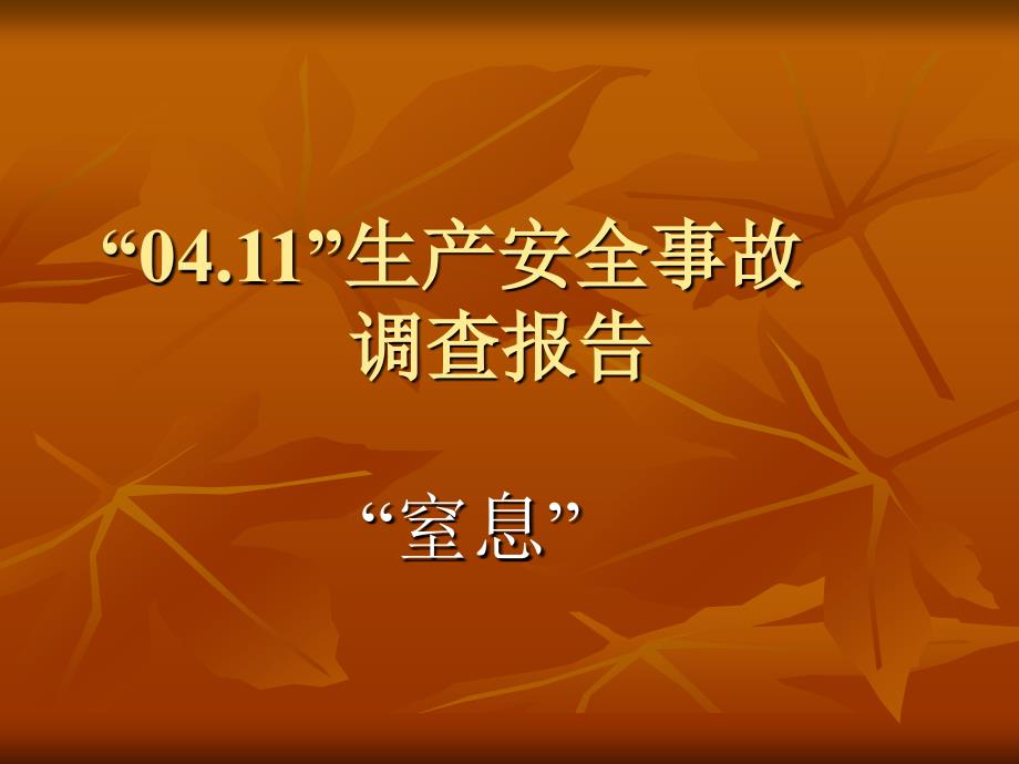 “04.11”生产安全事故调查报告_第1页