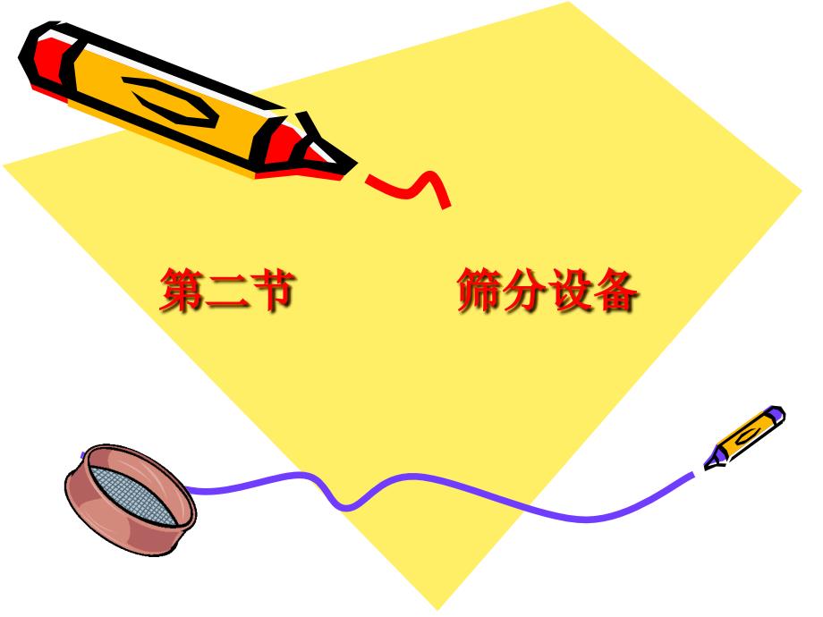 《二节筛分设备》ppt课件_第1页