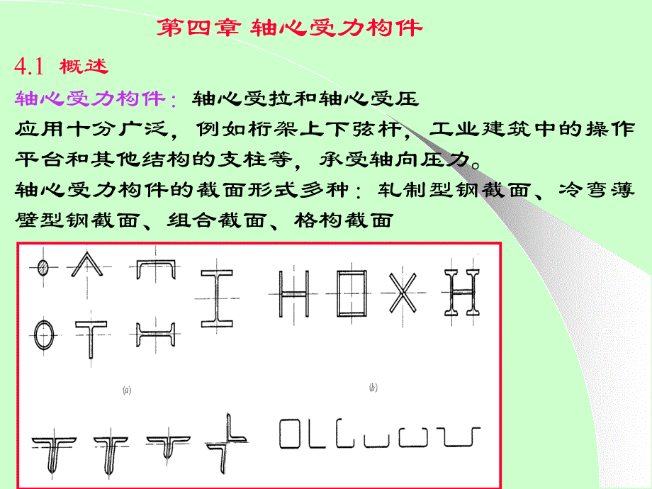 《钢结构设计原理》4 轴心受力构件_第1页