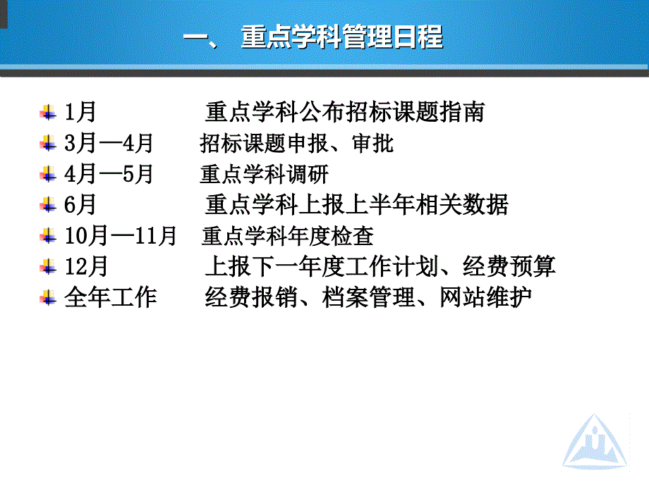 《重点学科日》ppt课件_第2页