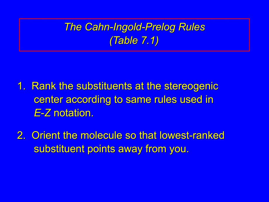 哥伦比亚大学有机化学第7章-立体化学-R-S符号系统7.6_第3页