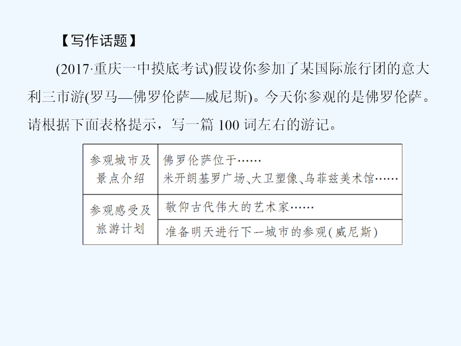 2019届高三外研版英语一轮总复习课件：1-3-1 _第4页