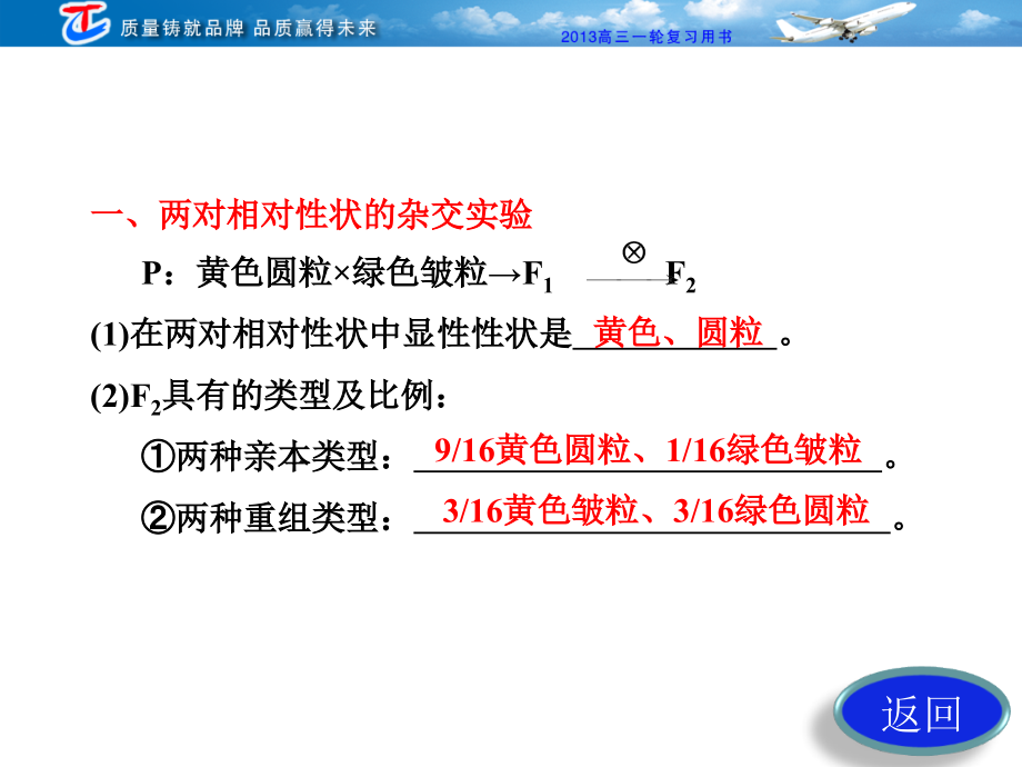 必修2孟德尔的豌豆杂交实验二教材_第4页