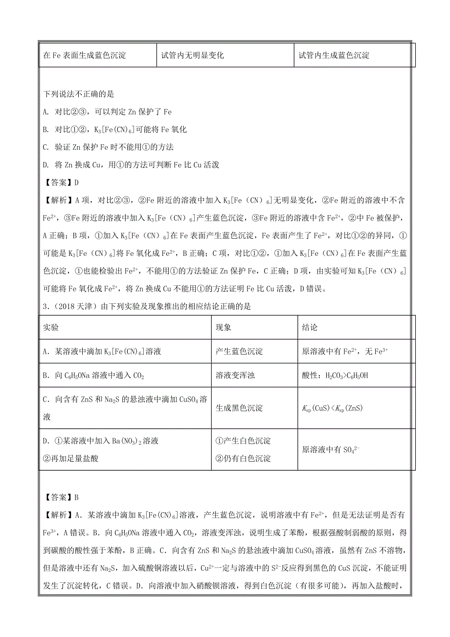 专题13.4 实验方案的设计与评价（精讲深剖）-2019领军高考化学---精校解析Word版_第2页