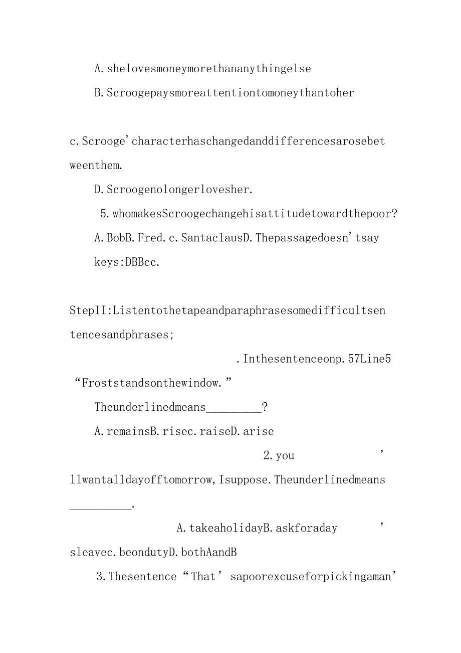 高三英语教案 unit7 a christmas carol (reading comprehension).doc_第5页