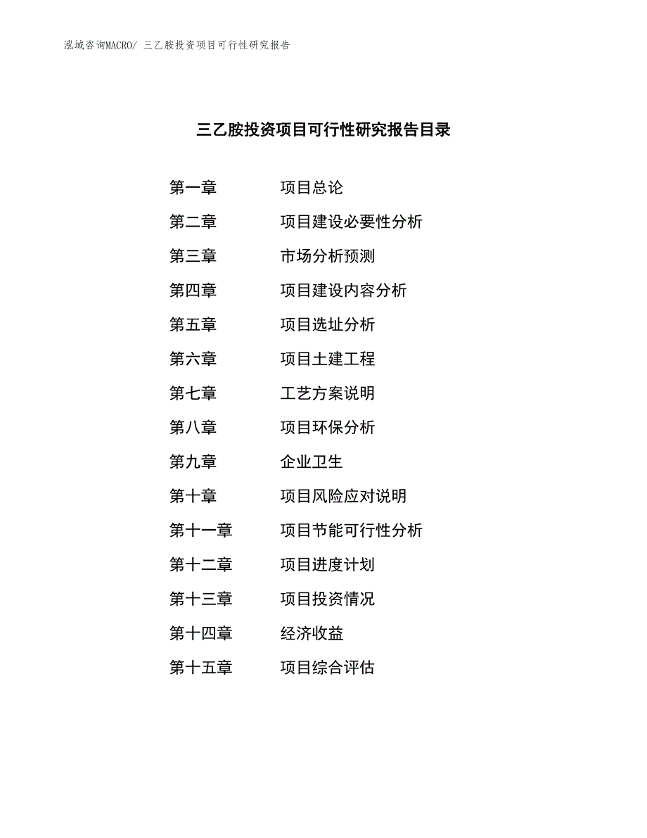 三乙胺投资项目可行性研究报告_第3页