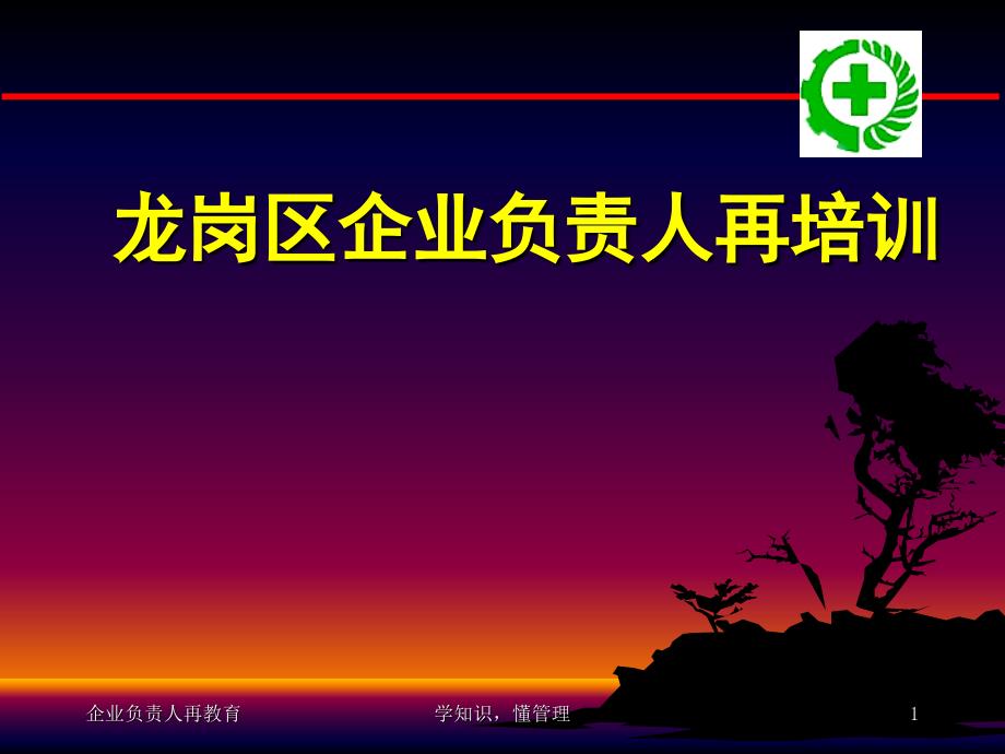 企业负责人安全培训：二、学知识,懂管理_第1页