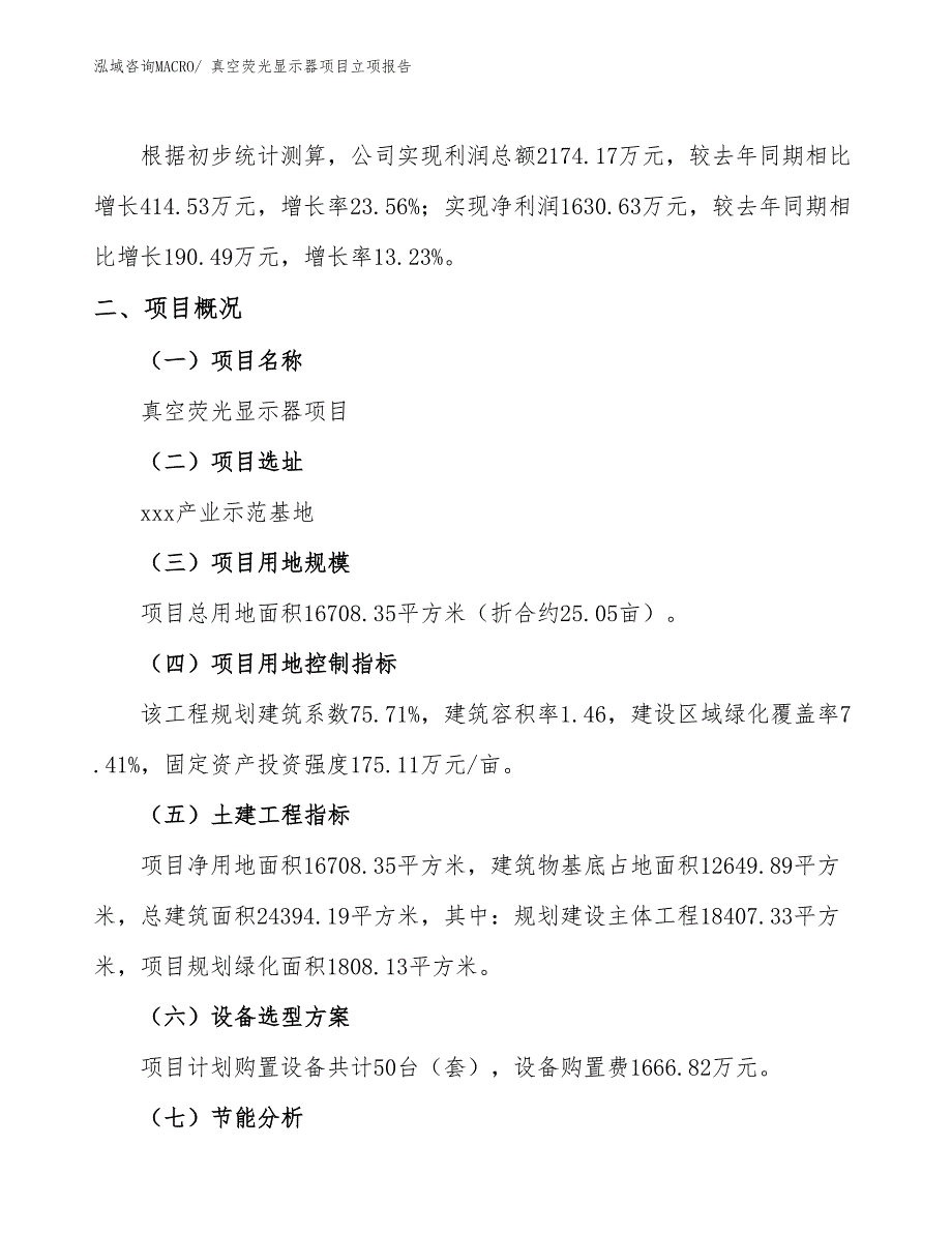 真空荧光显示器项目立项报告_第2页