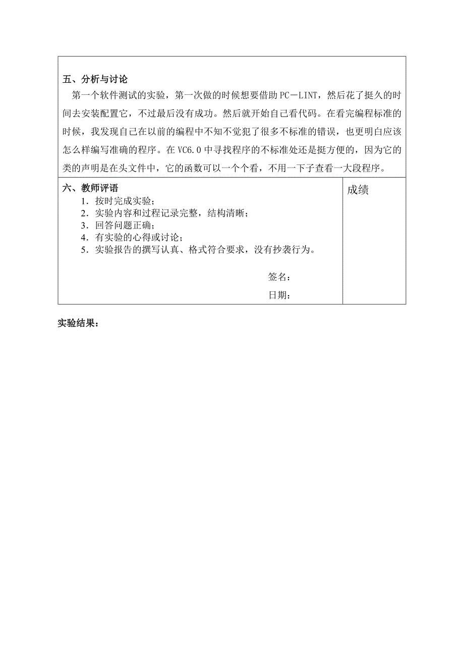 代码静态测试实验报告_第2页