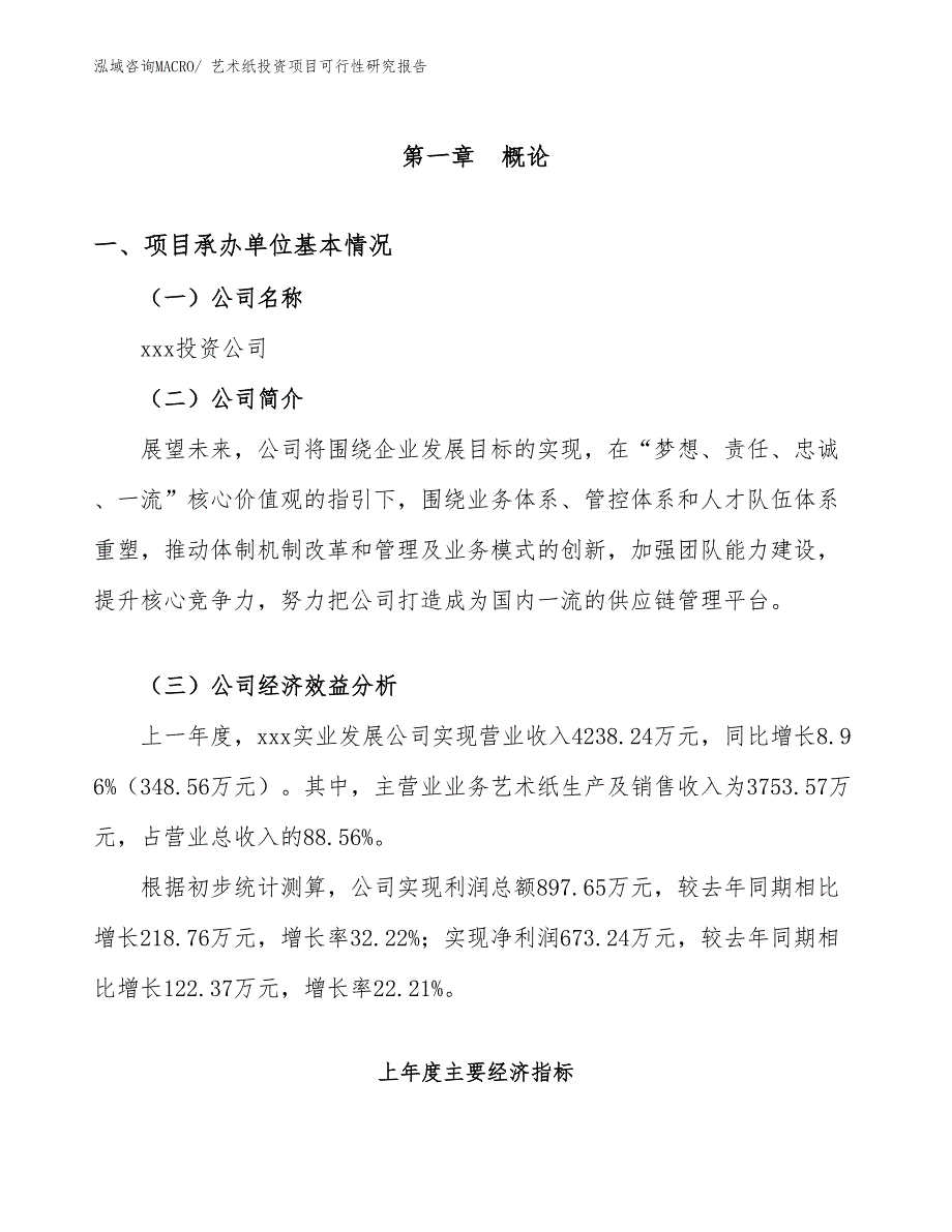 艺术纸投资项目可行性研究报告_第4页