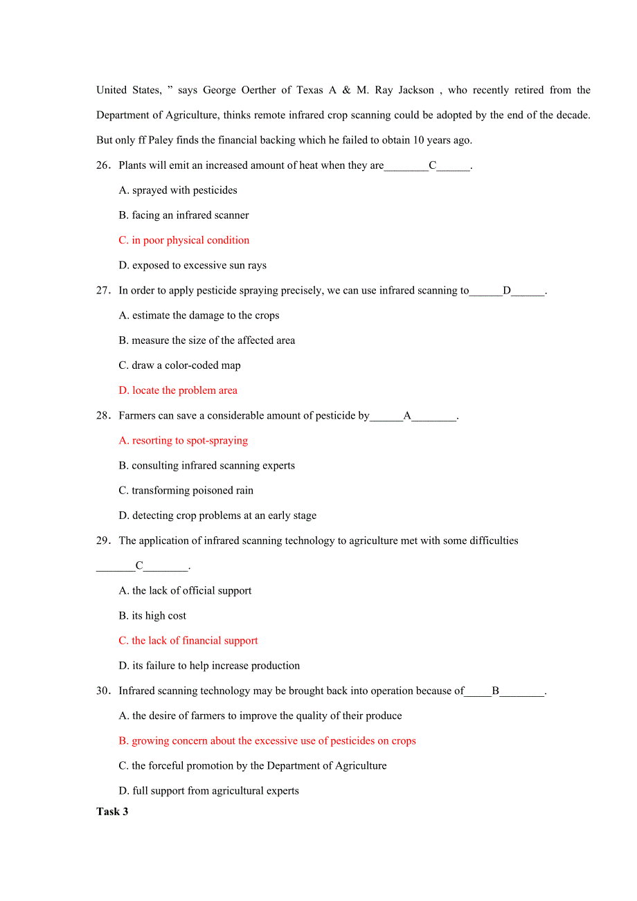 大学英语（二）Model+Test+Two_第4页