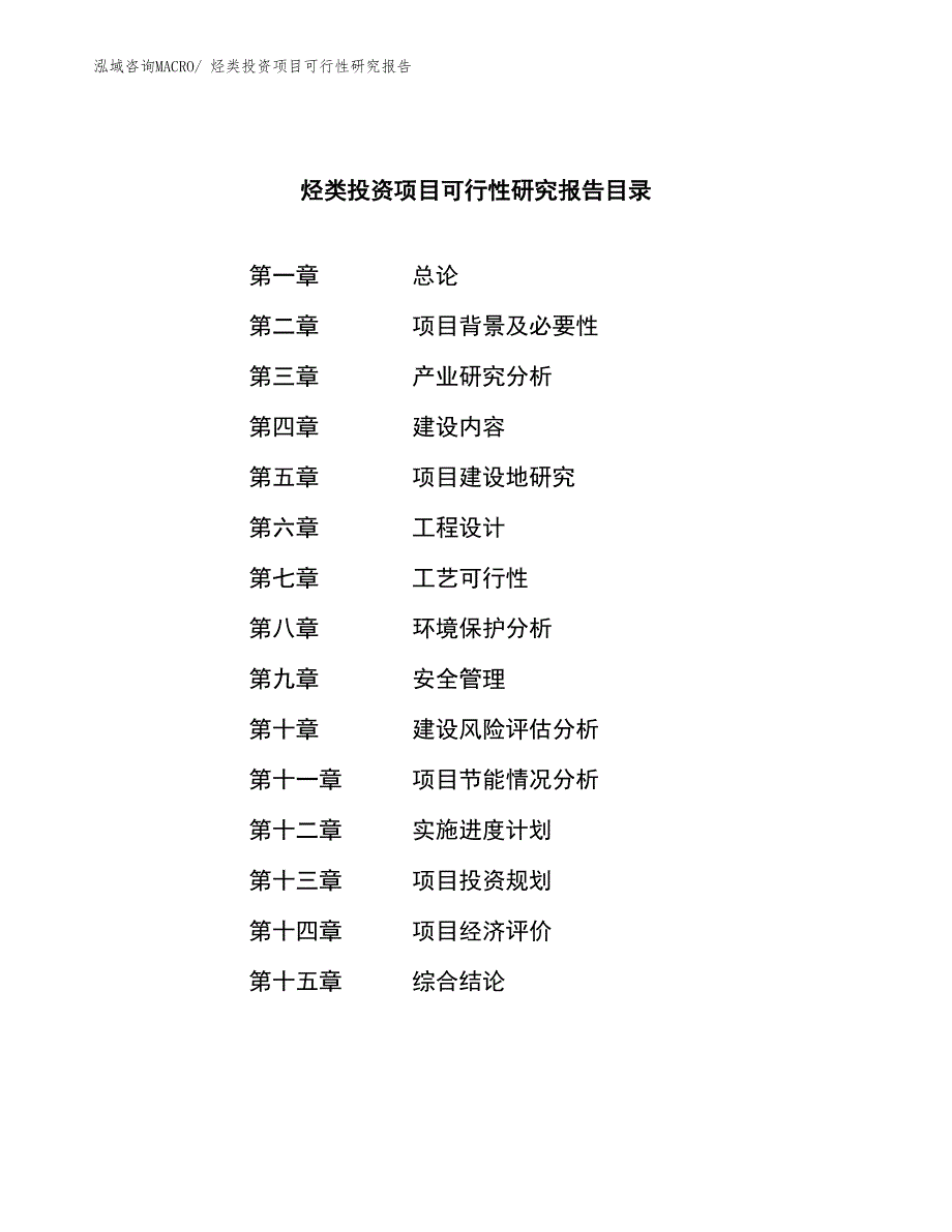 烃类投资项目可行性研究报告_第3页