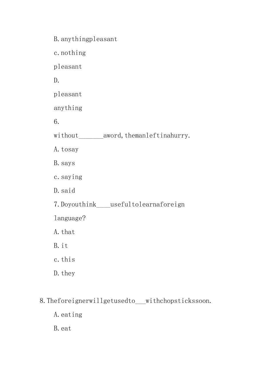 九年级英语unit11 you’re  supposed  to  shake  hands学案.doc_第5页