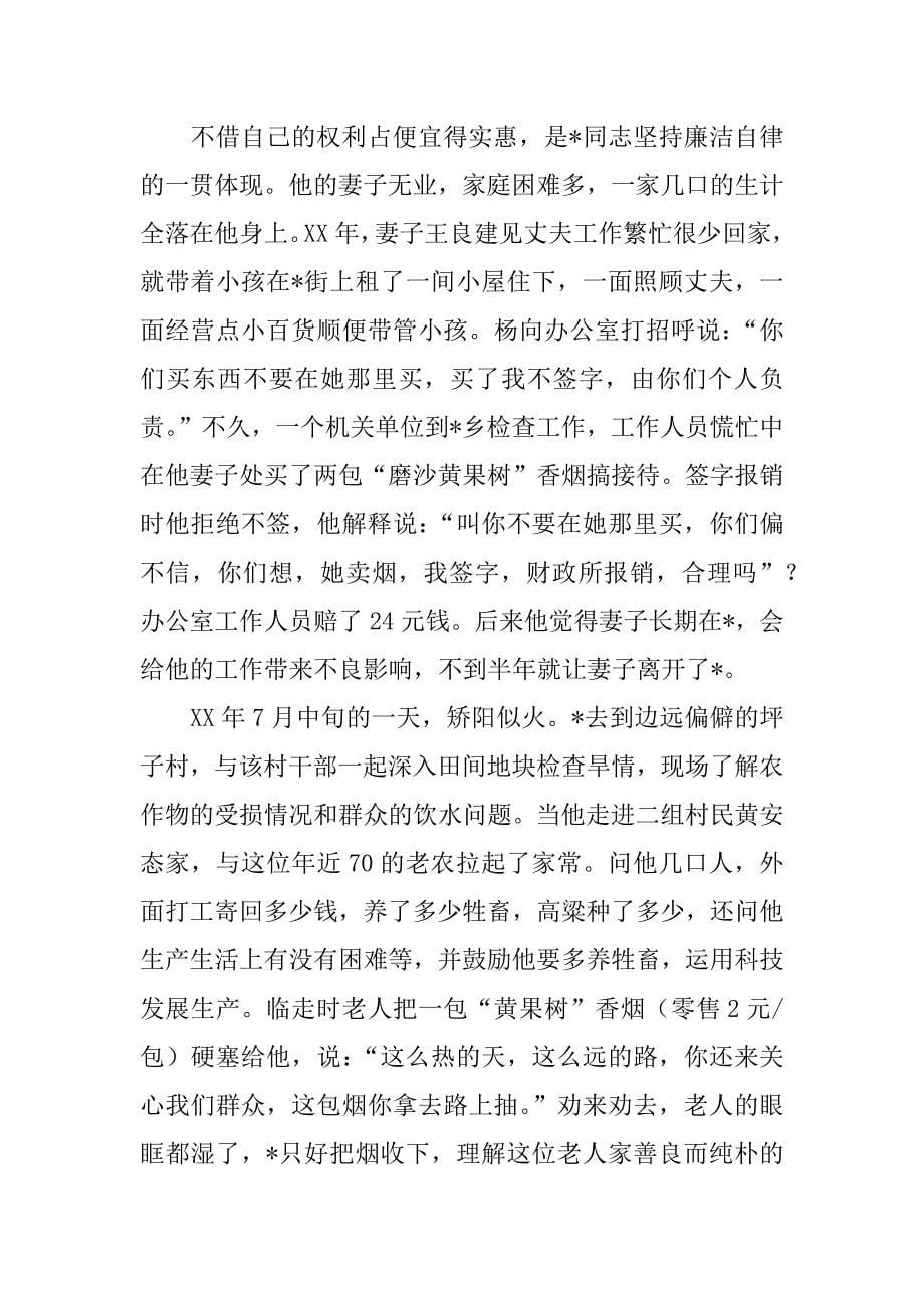 乡书记勤政廉洁先进事迹材料.doc_第5页