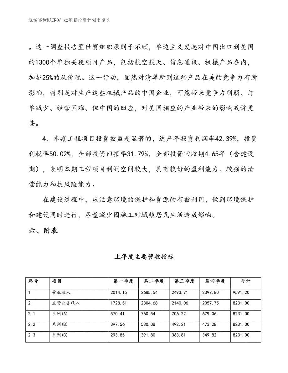 项目投资计划书案例（19.40亩）_第5页