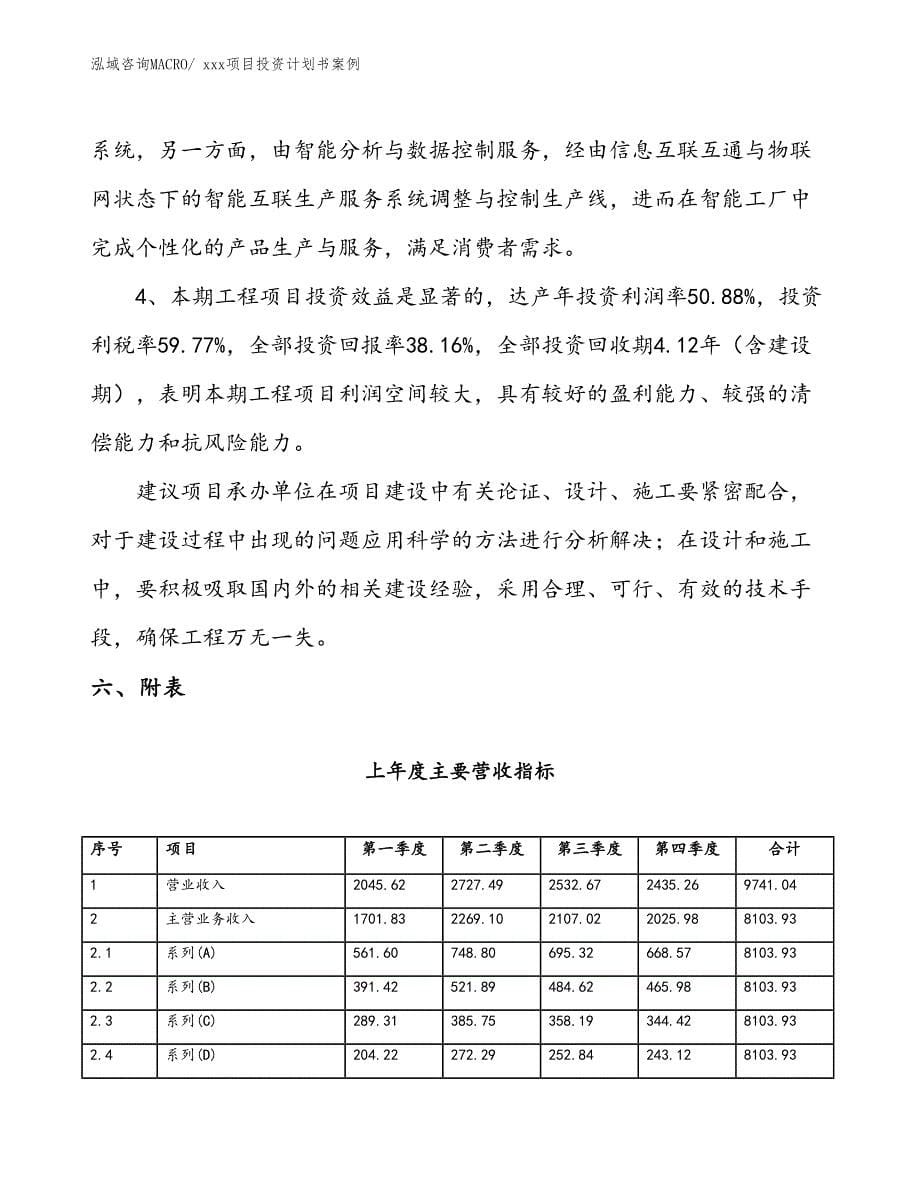 项目投资计划书范文模板（50.50亩）_第5页