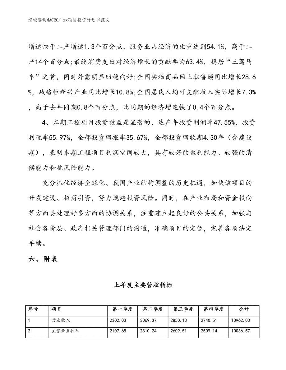 项目投资计划书案例（17.85亩）_第5页