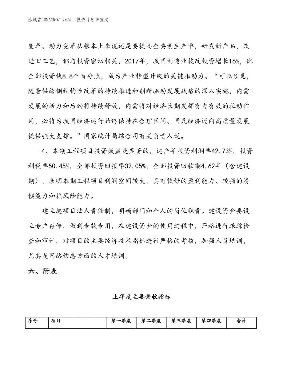 项目投资计划书案例（47.46亩）_第5页