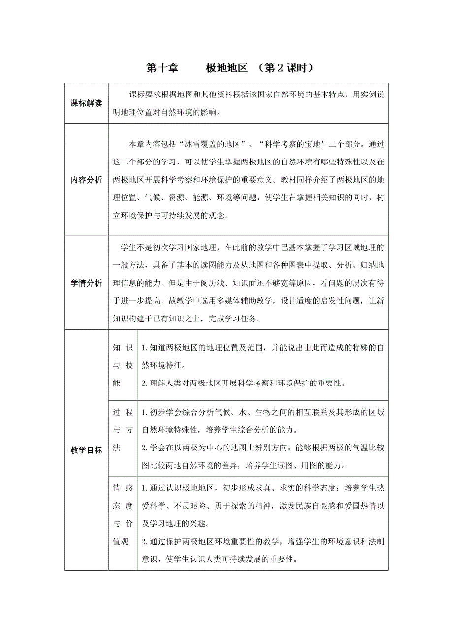 江苏省盐城市盐都县郭猛中人教版七年级地理下册学案：第十章《极地地区》2.doc_第1页